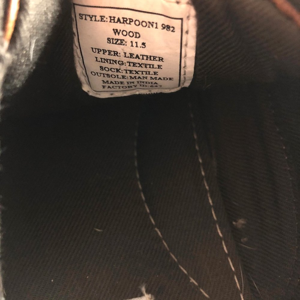 STEVE MADDEN HARPOON Leather Oxford Shoes sz 11.5 - Picture 7 of 8